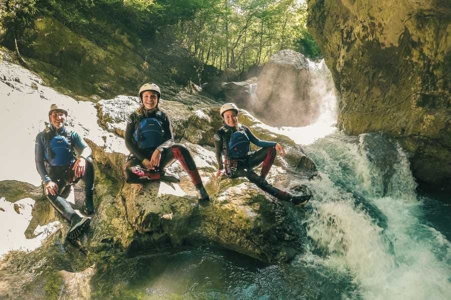 Saxetenschlucht Canyoning für Anfänger in Interlaken