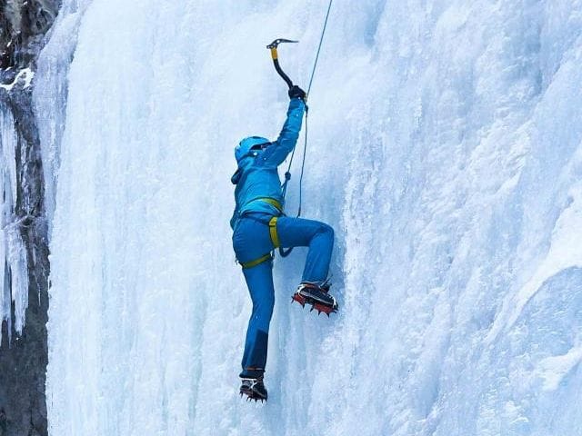 Ice climbing for beginners with private mountain guide in Zermatt