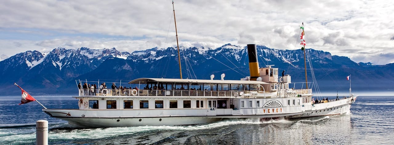 Genfersee Ticket ab Lausanne bis Evian-les-Bains und zurück