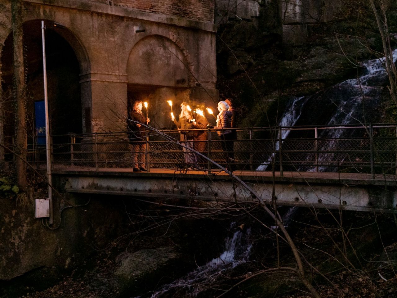 Führung durch die Mülenenschlucht St. Gallen im Winter