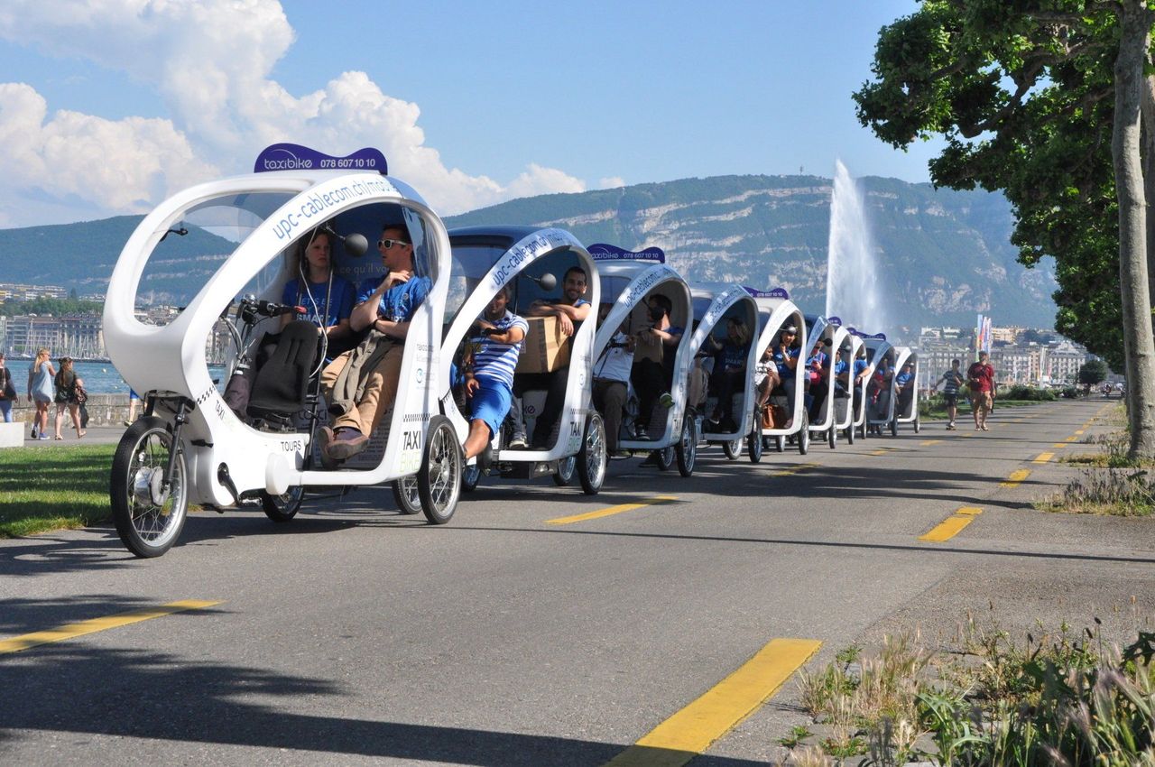 Uhren Tour im TukTuk oder Fahrradtaxi in Genf