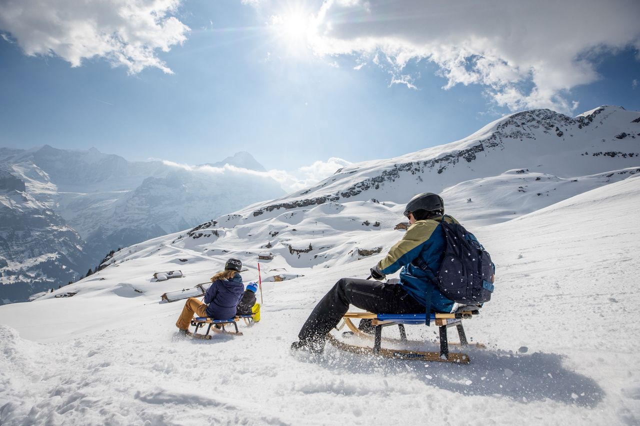 Bussalp Schlittelticket ab Grindelwald