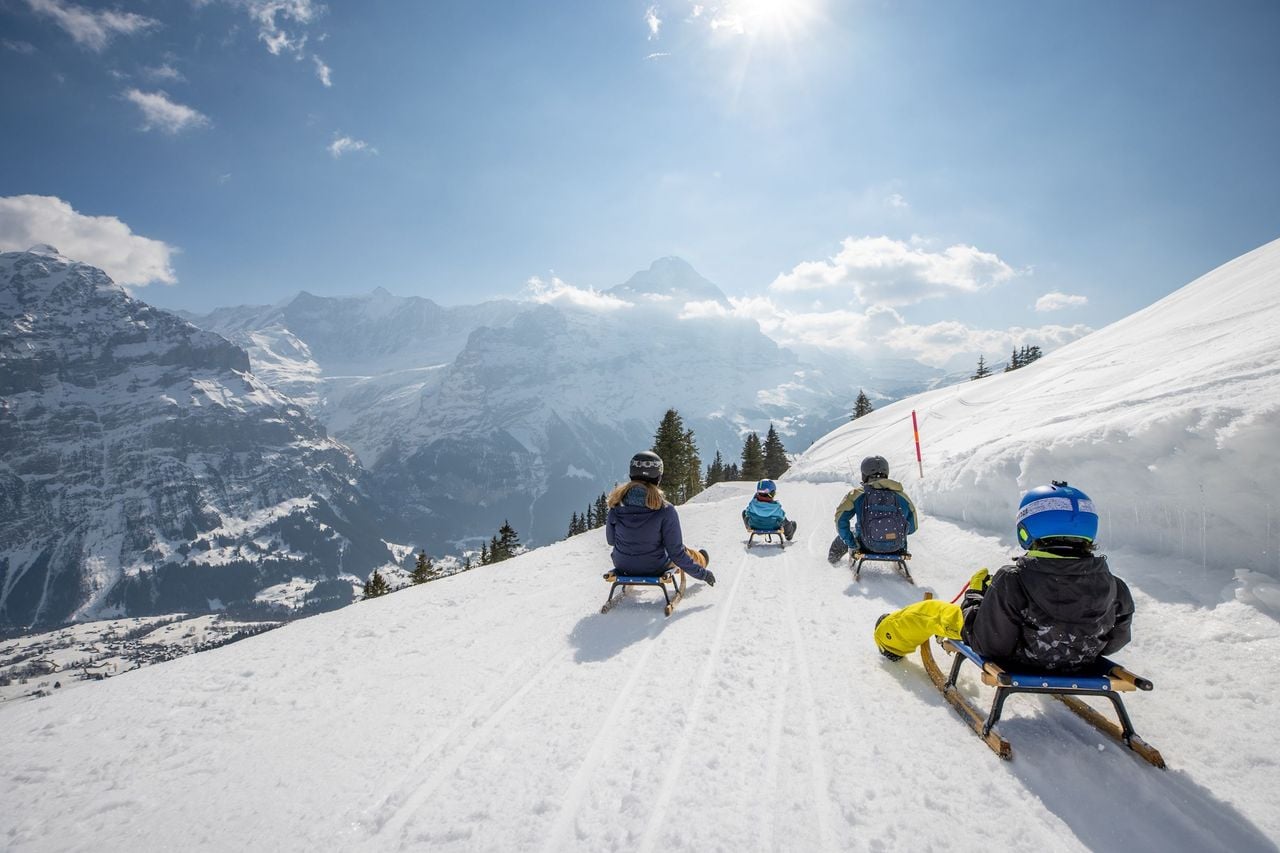 Bussalp Schlittelticket ab Grindelwald