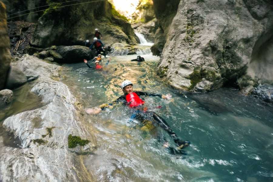 Saxetenschlucht Canyoning für Anfänger in Interlaken