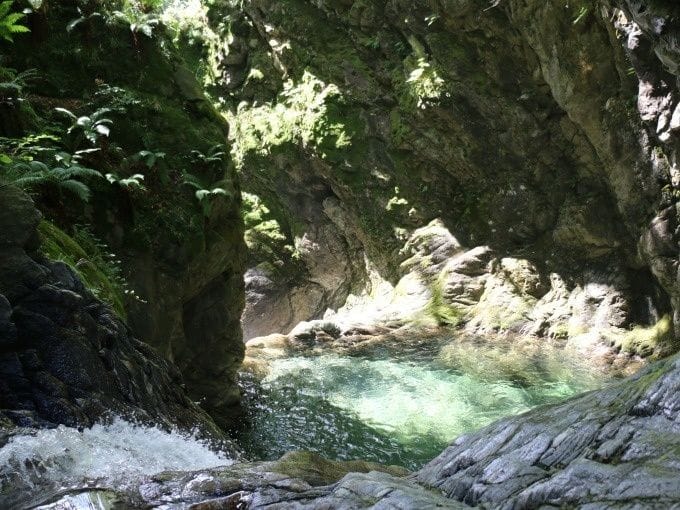 Cugnasco Canyoning für Erfahrene am Lago Maggiore