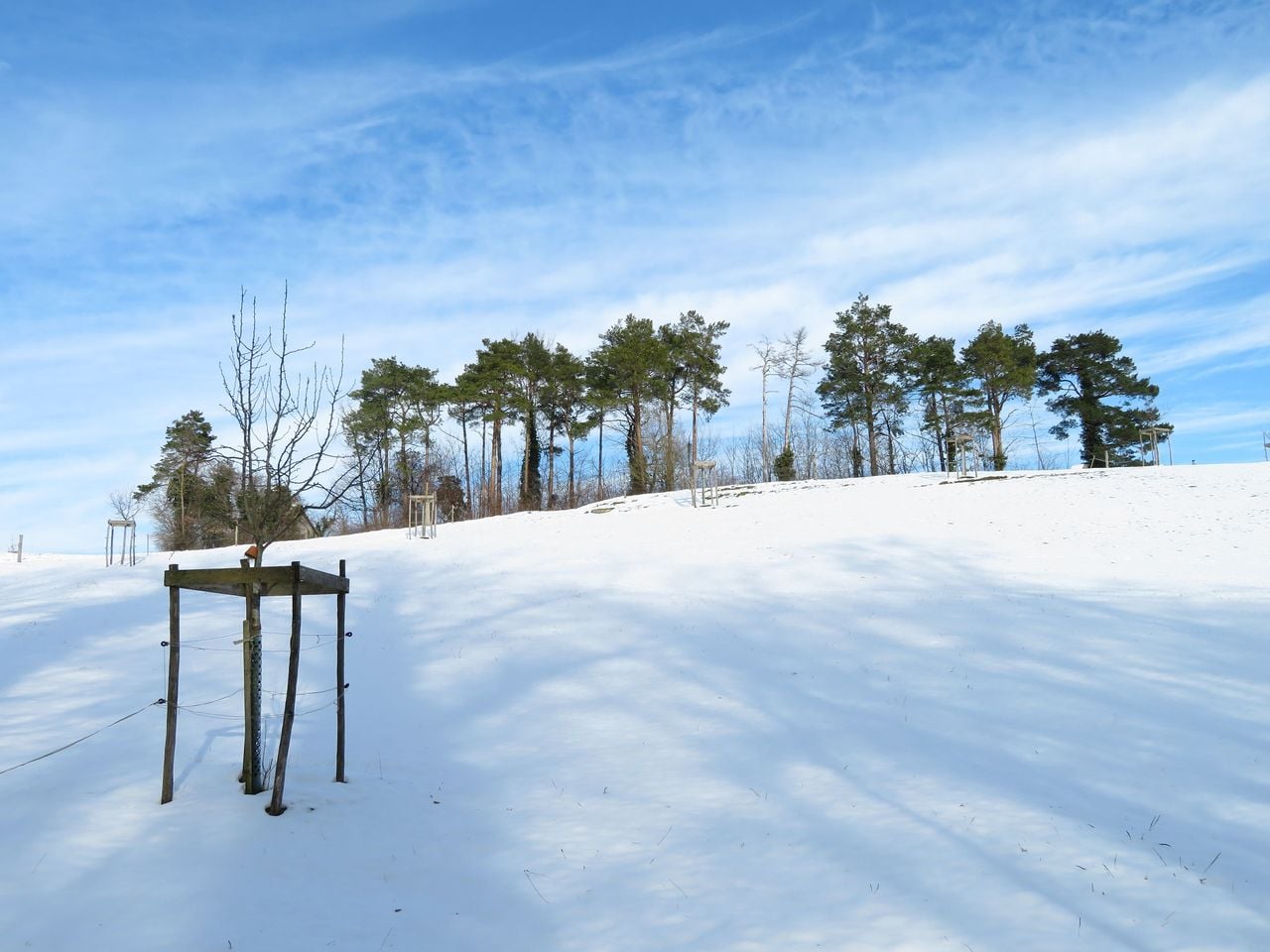 Winter hike snow, ice and geology in the Jurapark Aargau