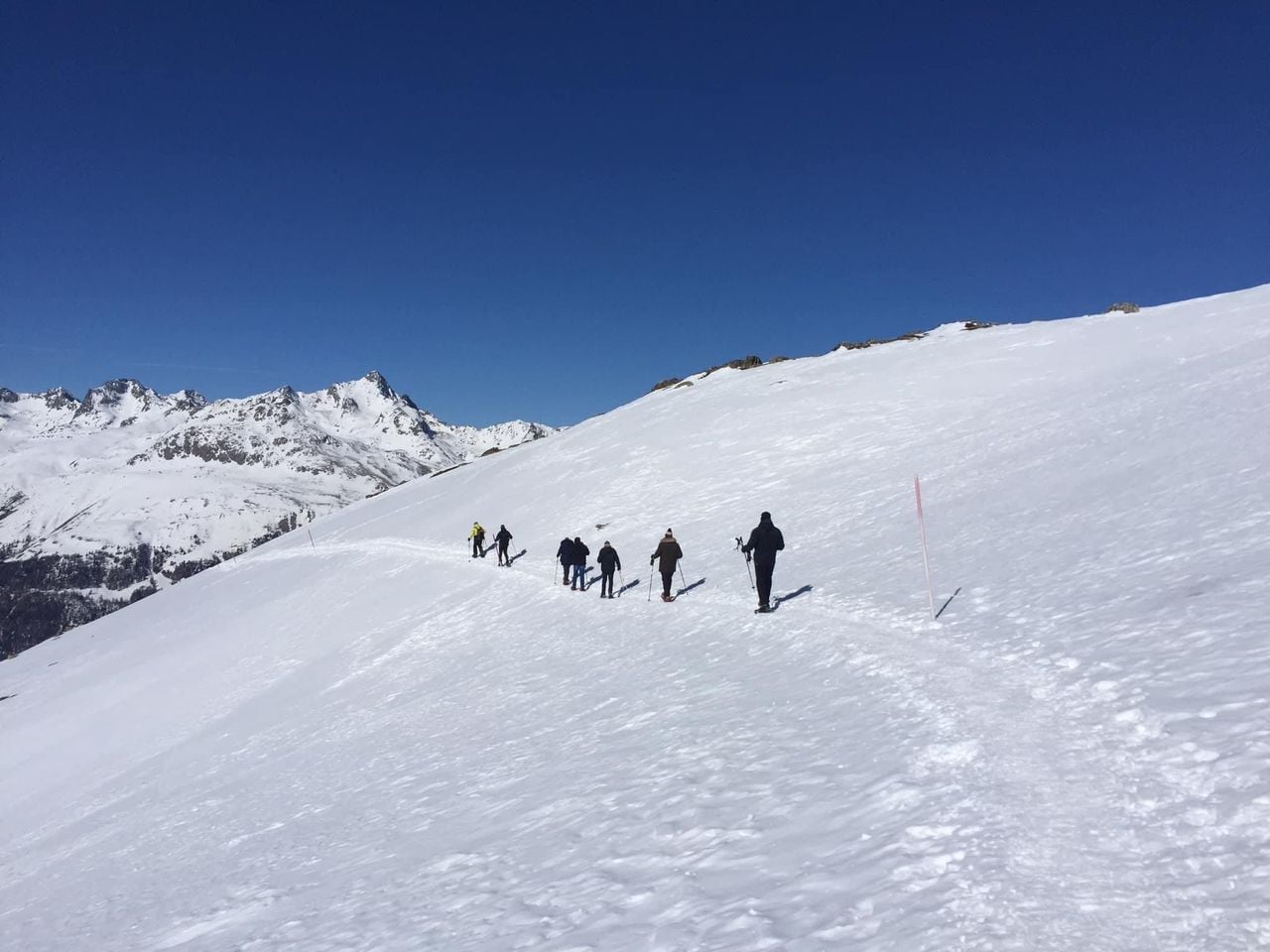 Private snowshoe hike from St. Moritz