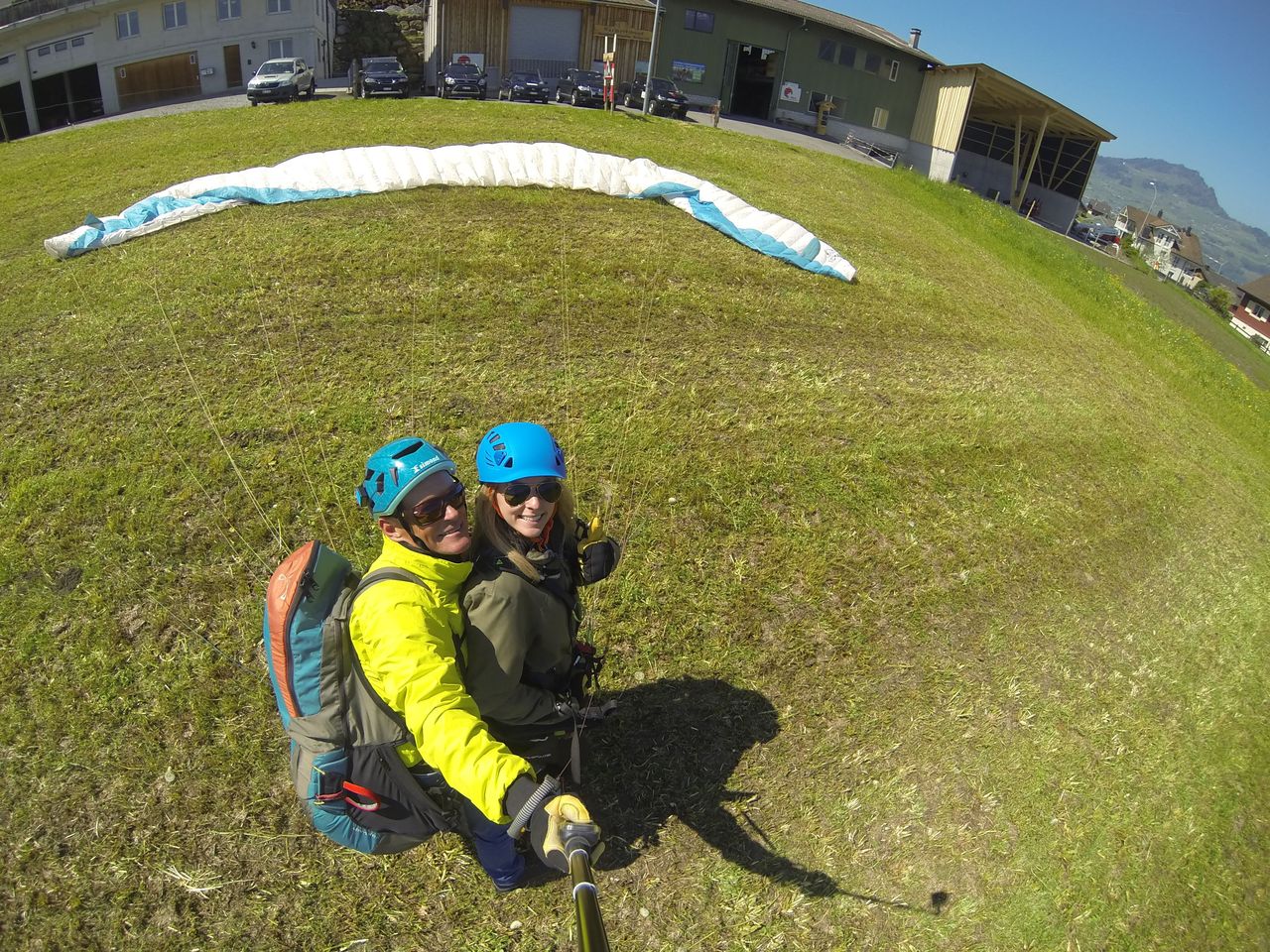 Zugerberg Gleitschirmfliegen Tandem