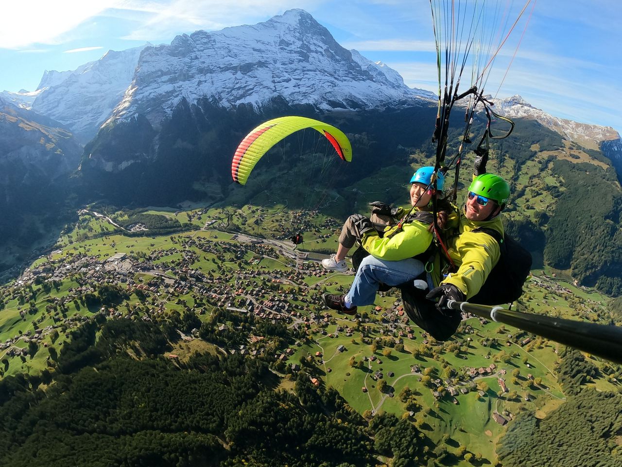 Gleitschirmfliegen Grindelwald First