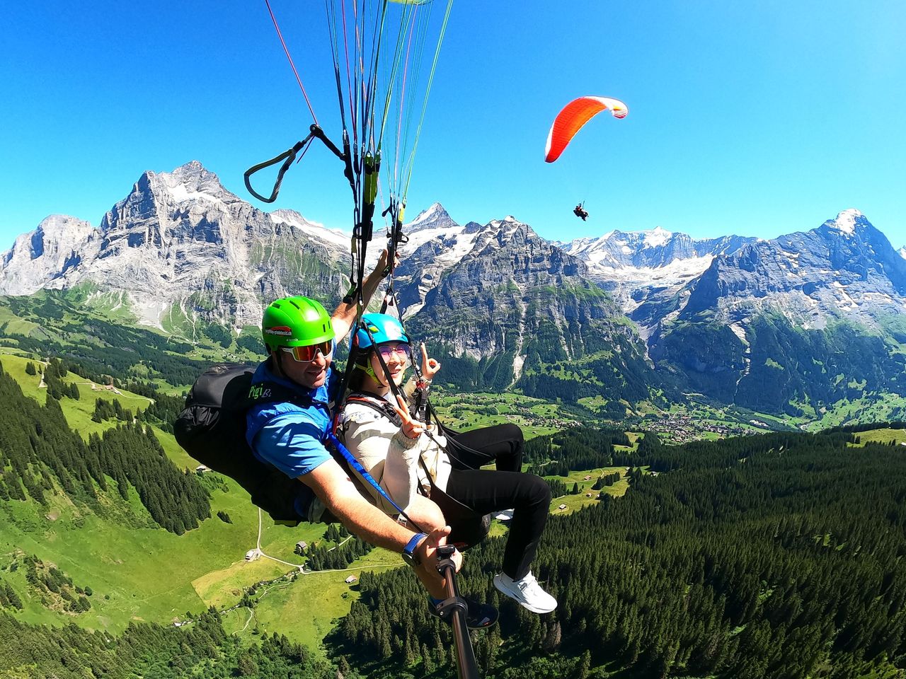 Paragliding Grindelwald ab First