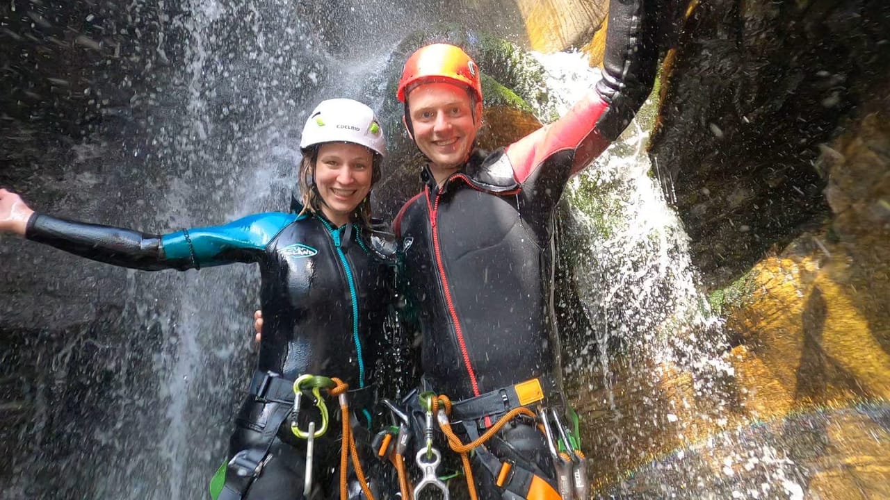 Boggera Canyoning für Einsteiger