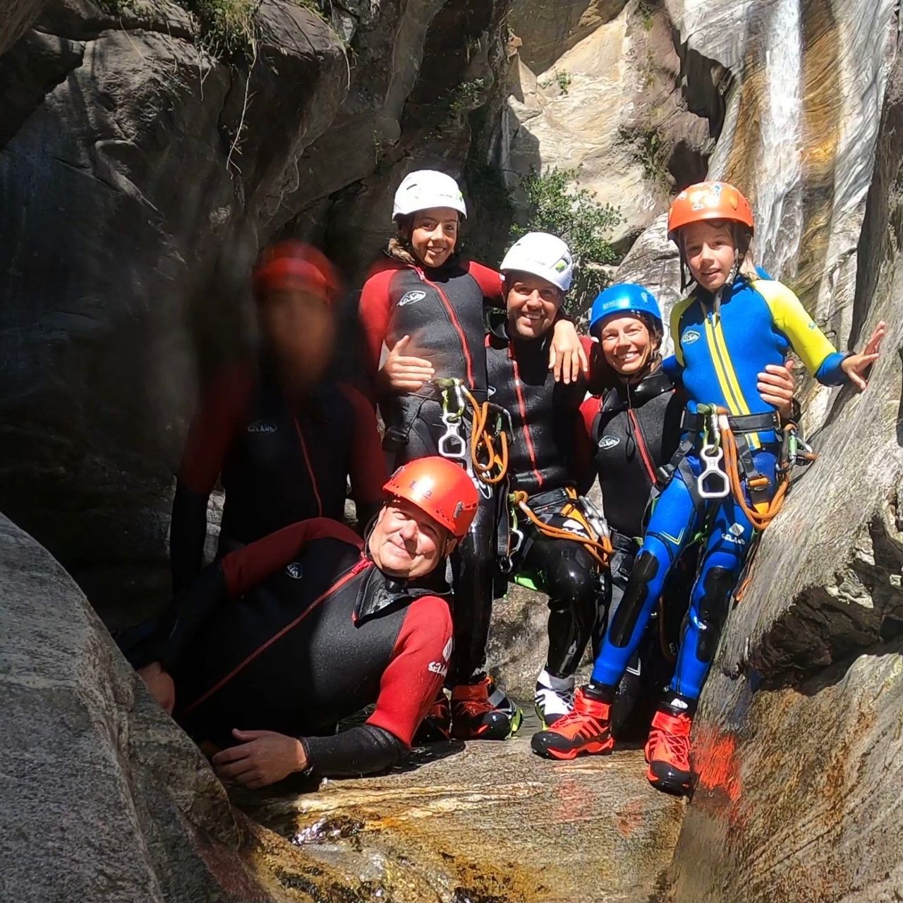 Boggera Canyoning für Familien Bellinzona-Biasca