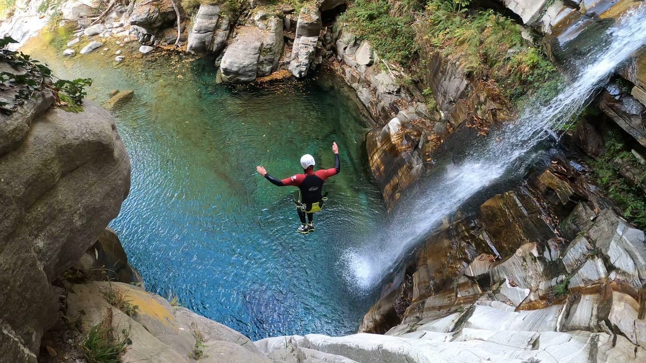 Boggera Canyoning für Einsteiger