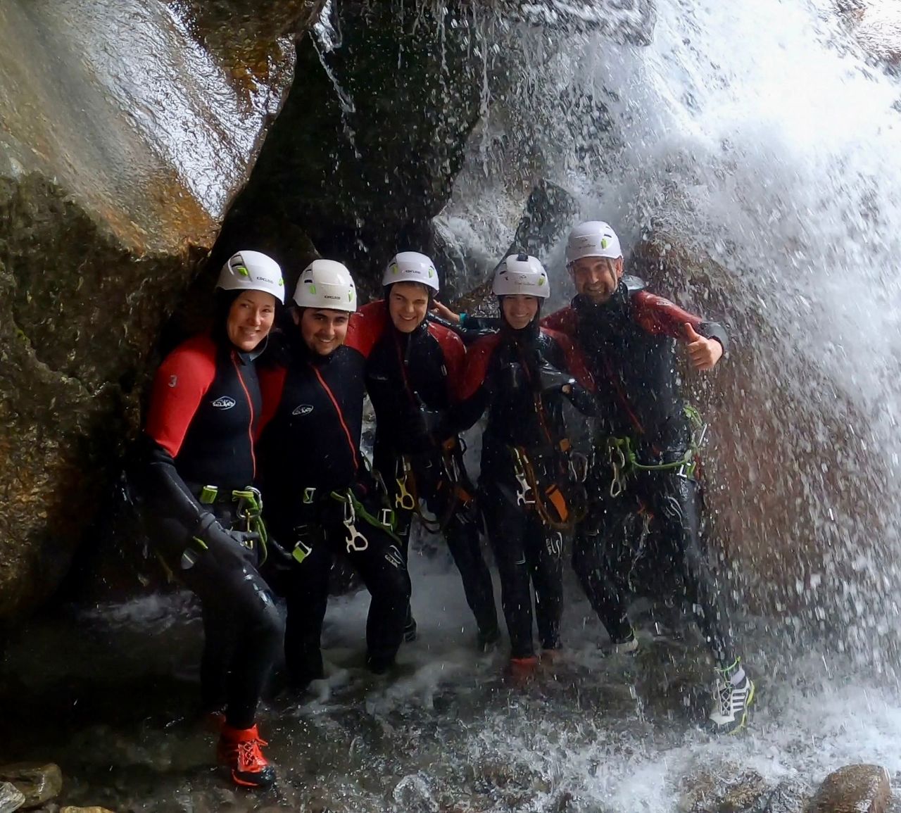 Pontirone Schlucht Canyoning 3 Stunden für Fortgeschrittene