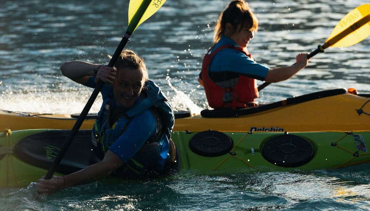 Kajak Tour im Sommer auf dem Brienzersee