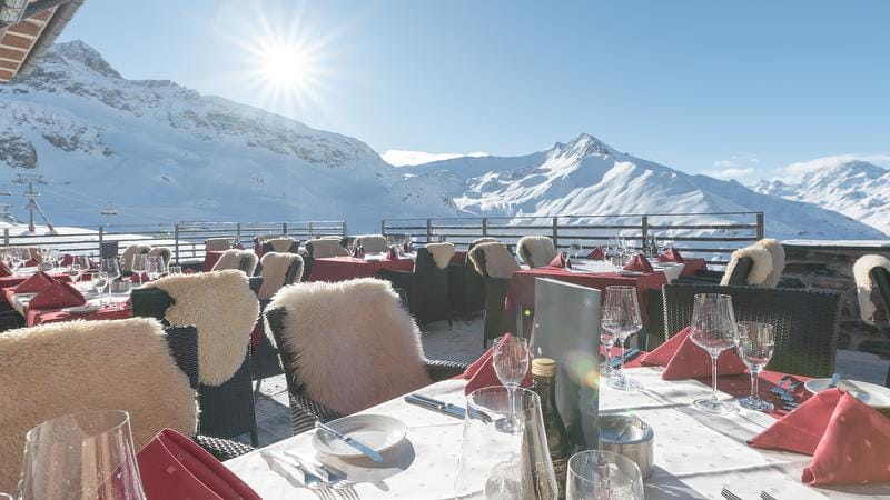 Skiing pleasure day with Gustav in Samnaun