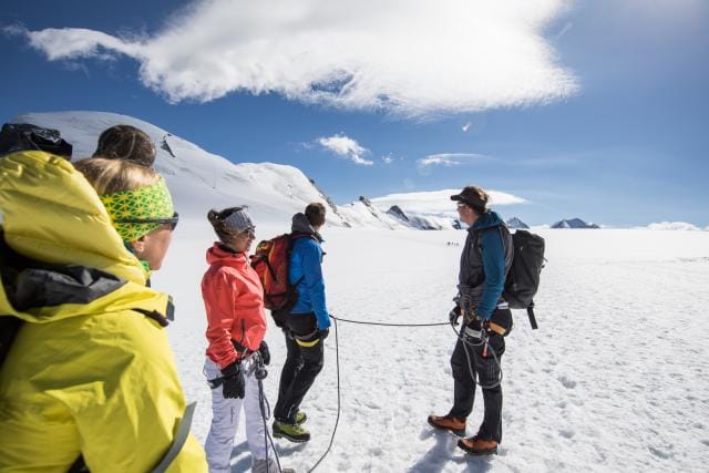 Hochtouren Grundkurs inkl. Bergtour Breithorn Zermatt mit Übernachtung