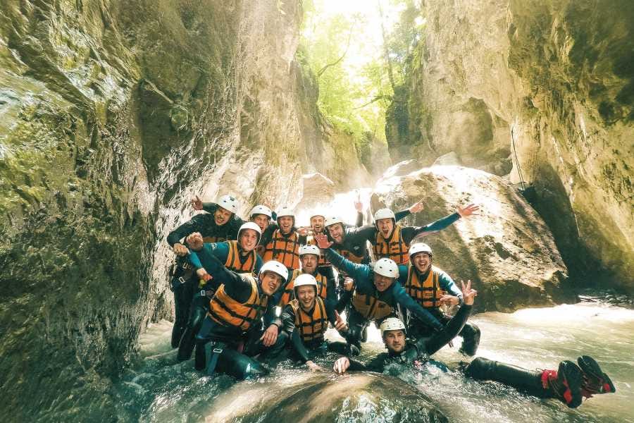 Saxetenschlucht Canyoning für Anfänger in Interlaken