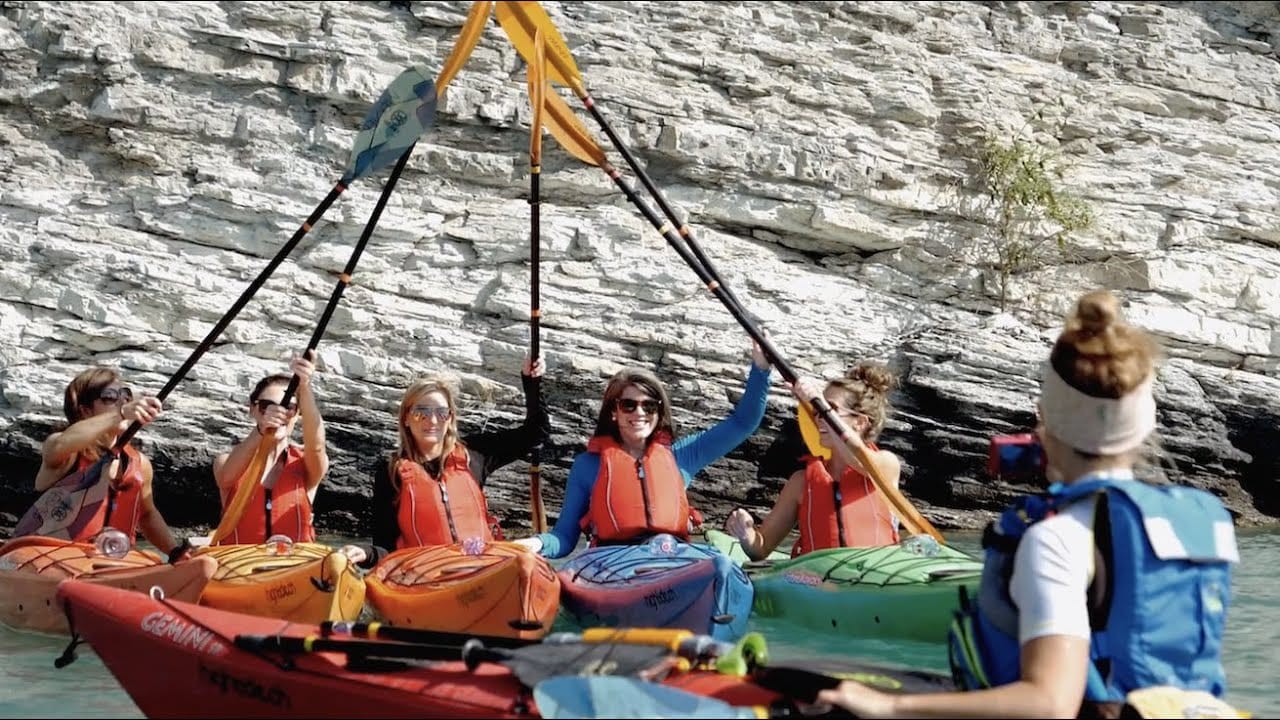 Kajak Tour im Sommer auf dem Brienzersee