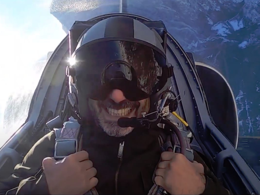 L-39 Albatros Jetflug in den Alpen ab Sion