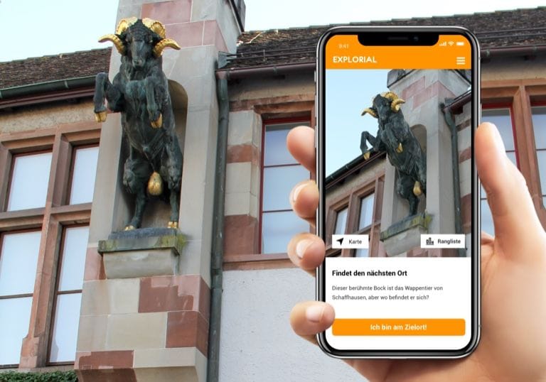 Schaffhausen interaktive Schnitzeljagd mit dem Smartphone