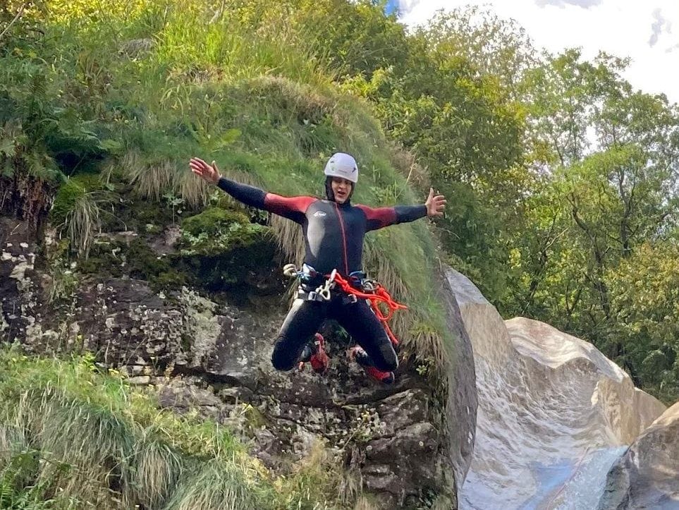 Iragna Schlucht Canyoning für Anfänger