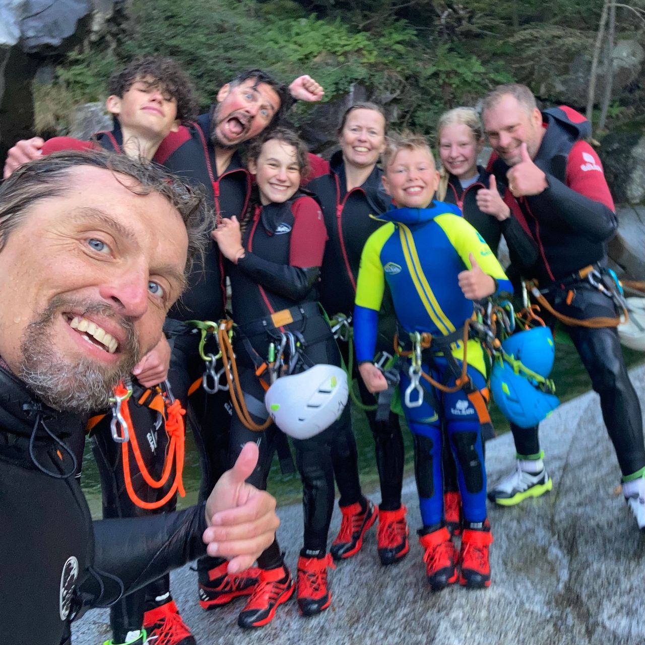 Boggera Canyoning für Familien Bellinzona-Biasca