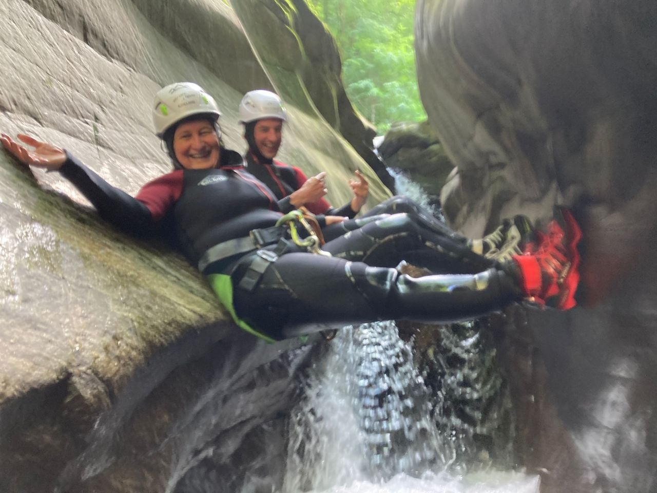 Verzascatal Corippo Schlucht Canyoning für Anfänger