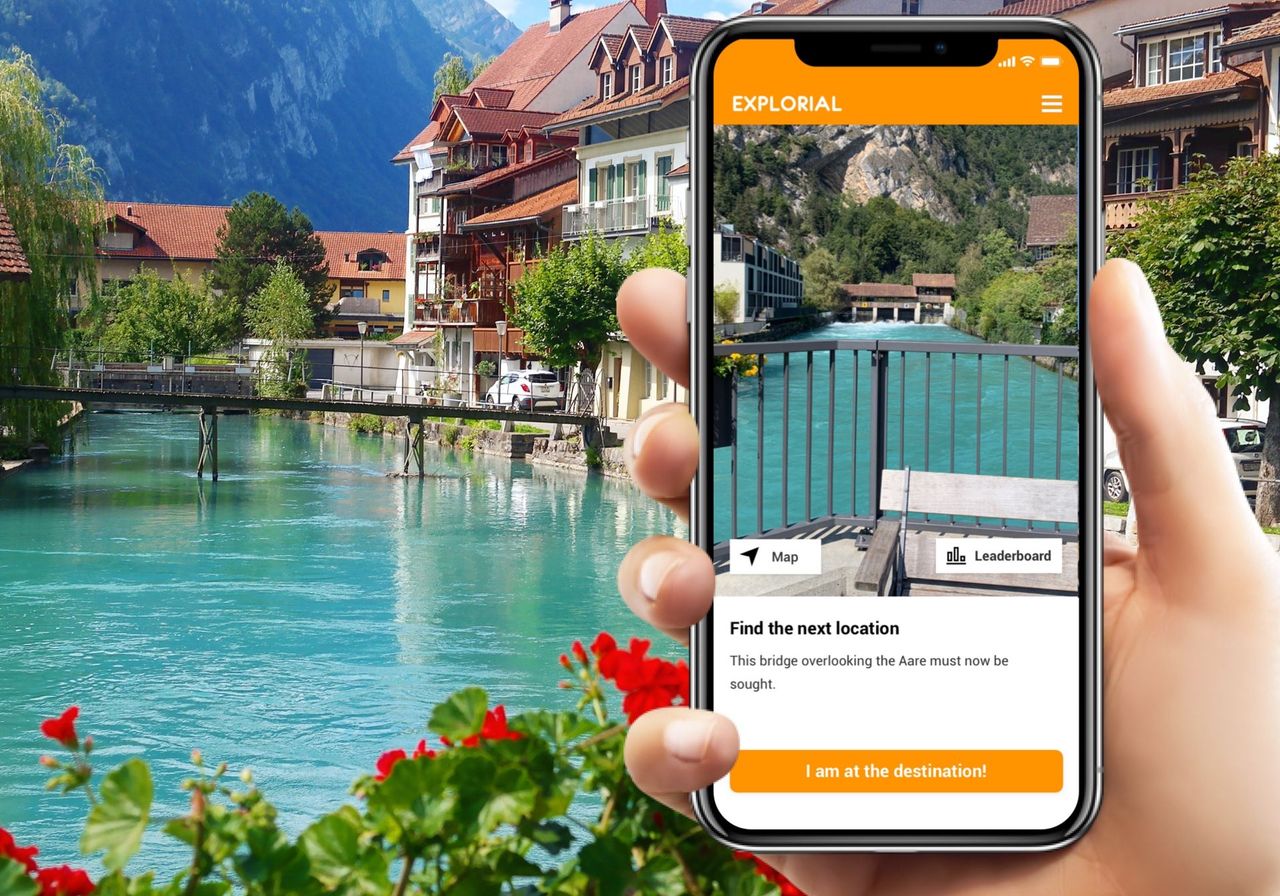 Interlaken interaktive Schnitzeljagd mit dem Smartphone