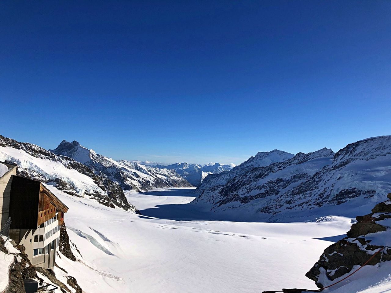 Ab Zürich: Tagestour Jungfraujoch mit Bus und Zahnradbahn