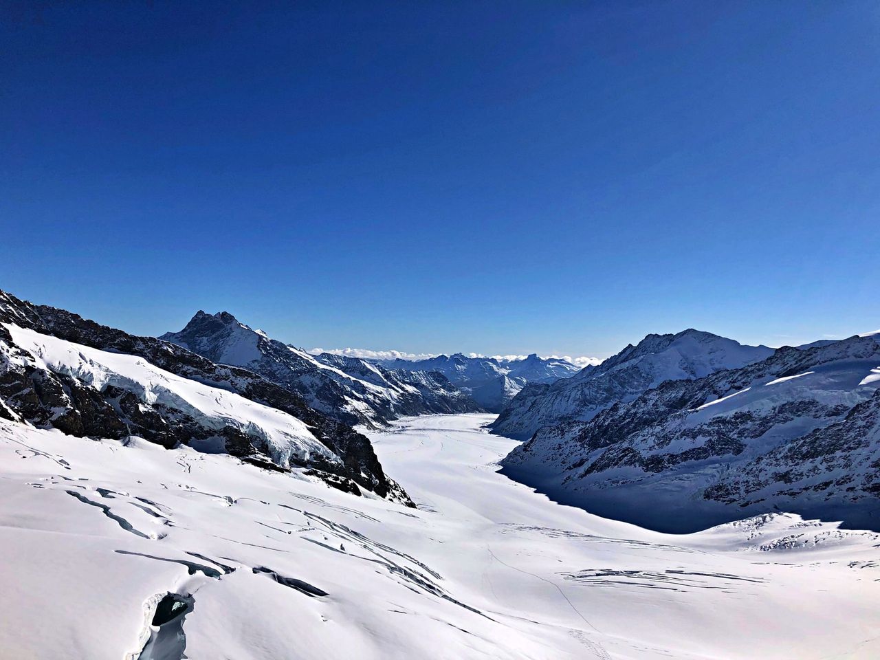 Ab Grindelwald: Ticket Jungfraujoch inkl. Zugreservation