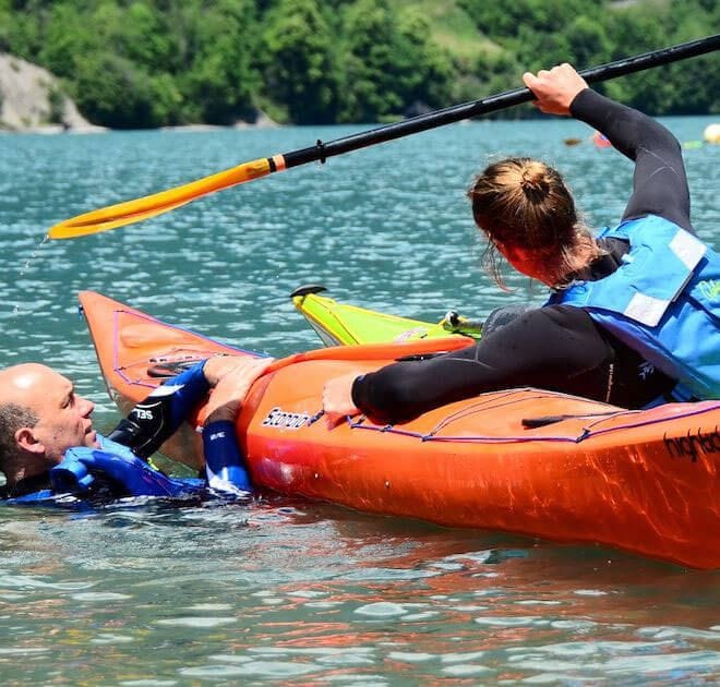 Kajak Tour im Sommer auf dem Brienzersee