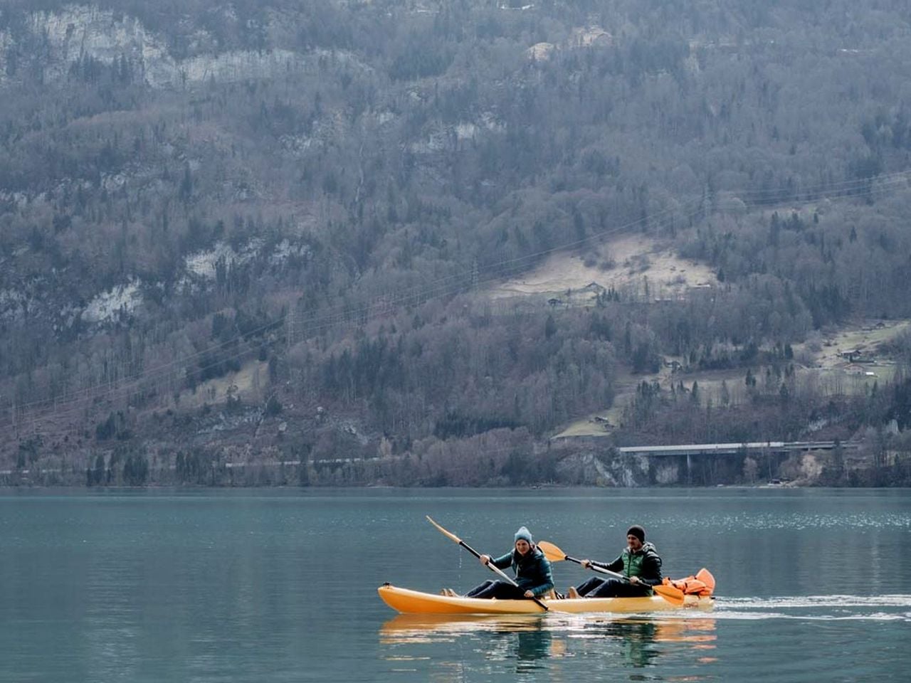 Kayak hire on Lake Brienz from Brienz