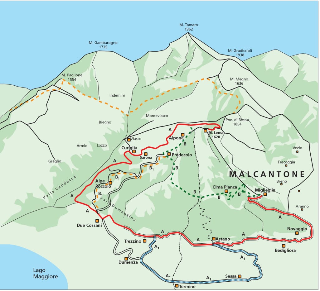 Monte Lema Mountainbike Ticket