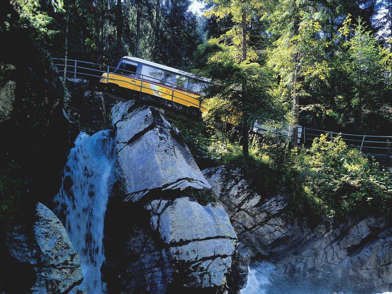 Ticket steepest Postbus ride Griesalp from Reichenbach return