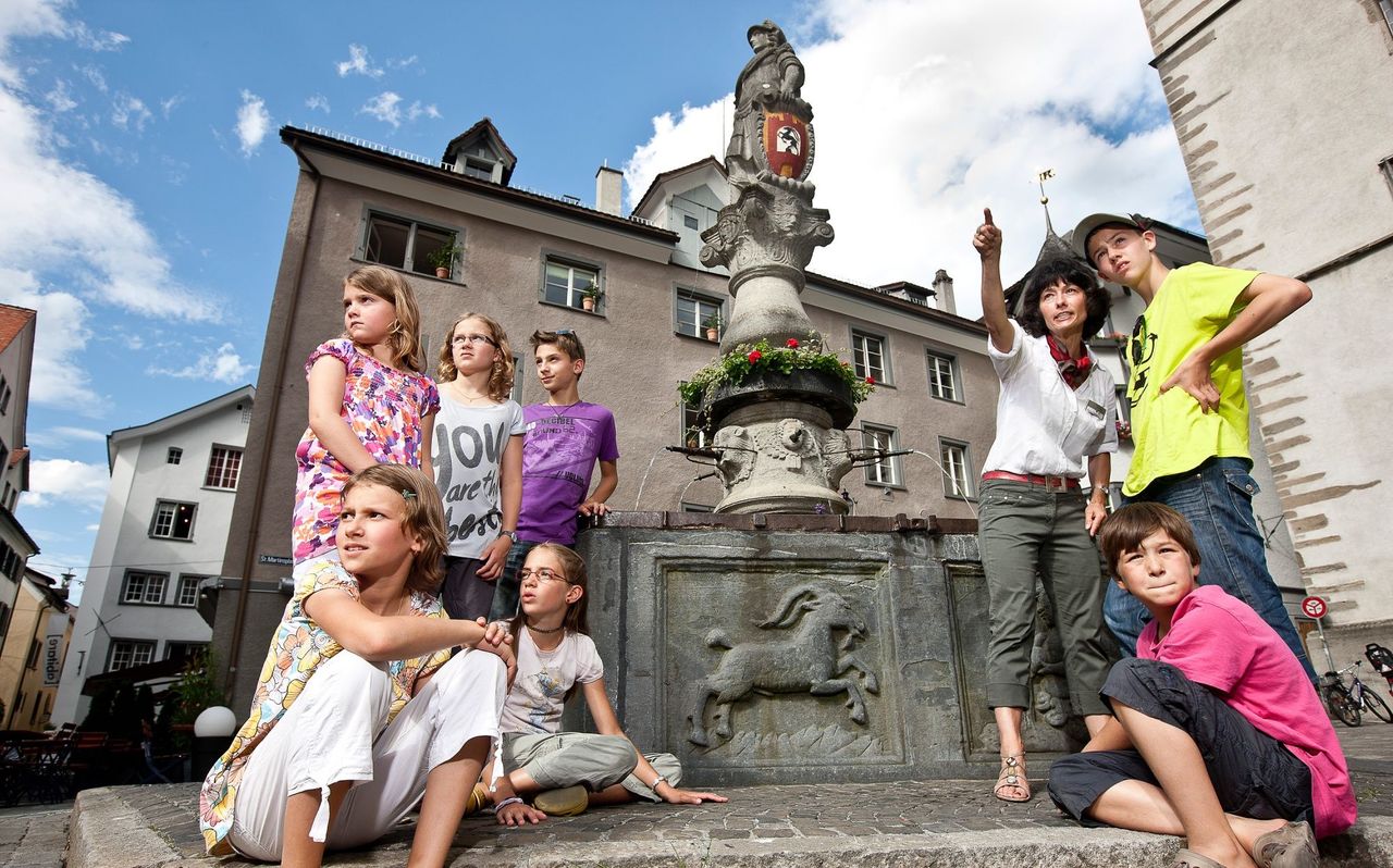 Kinder Stadtführung durch Chur