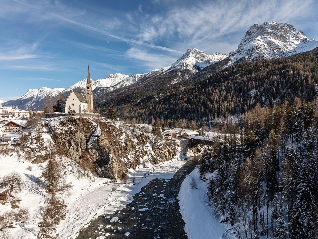 Scuol Führung Kirche Donnerstags