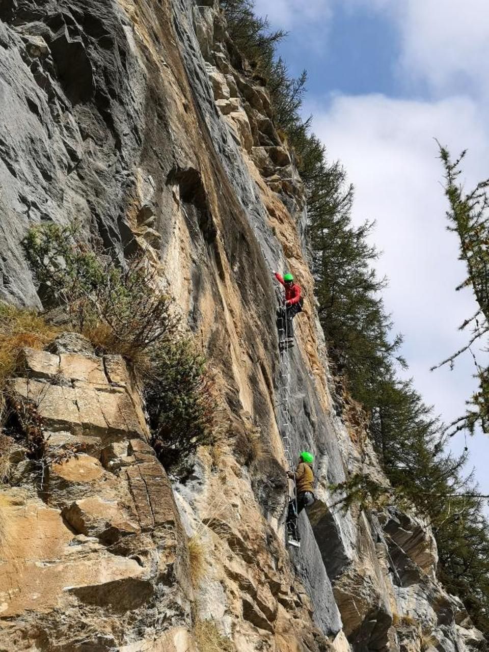 Klettersteig Schweifinen för avancerade Zermatt