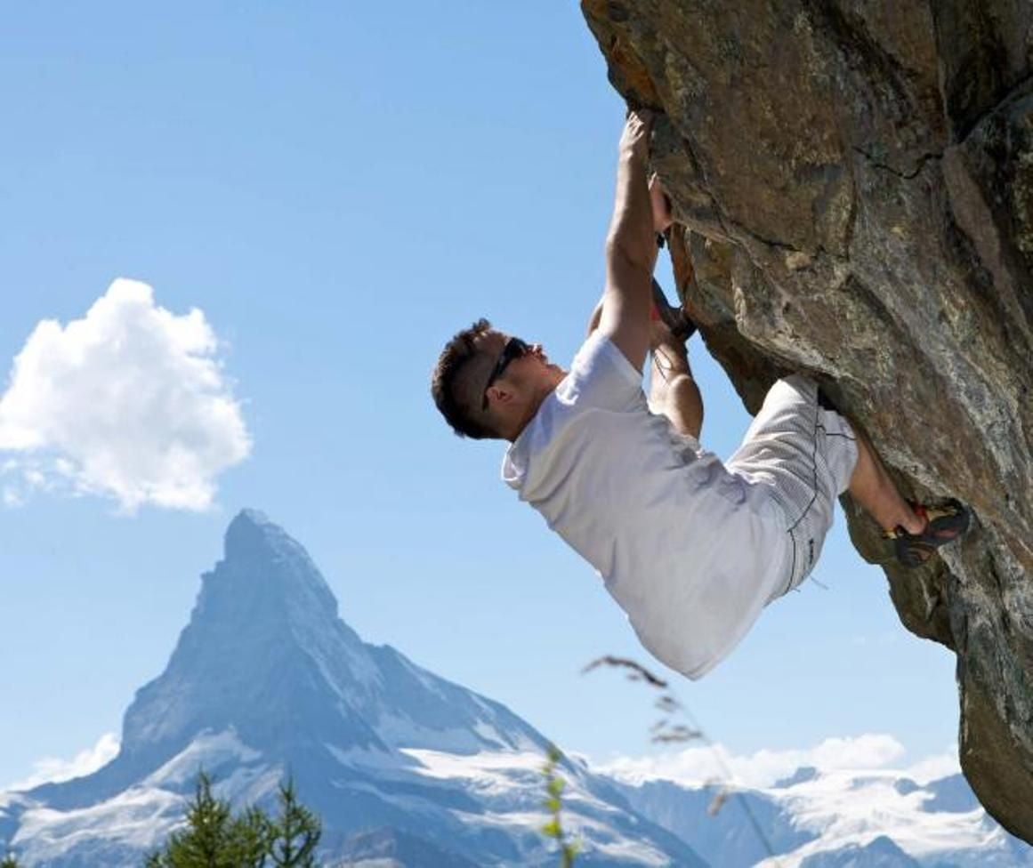 Via ferrata Schweifinen for advanced Zermatt