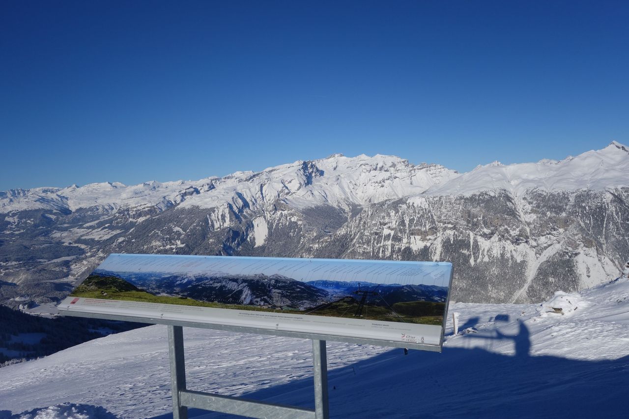 Snowshoe hike Pradaschier from Chur incl. special lunch and train ticket