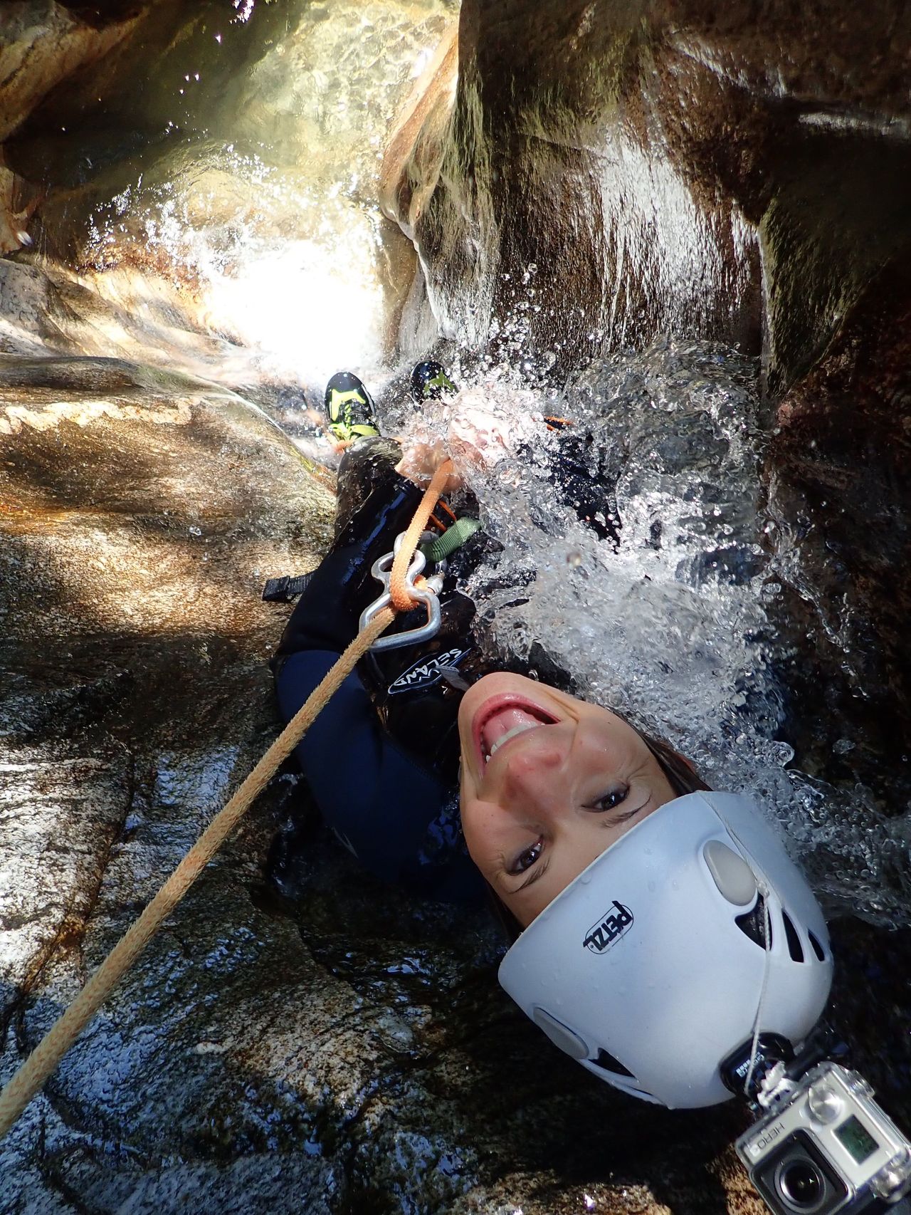 Vira Schlucht Canyoning Familien und Anfänger