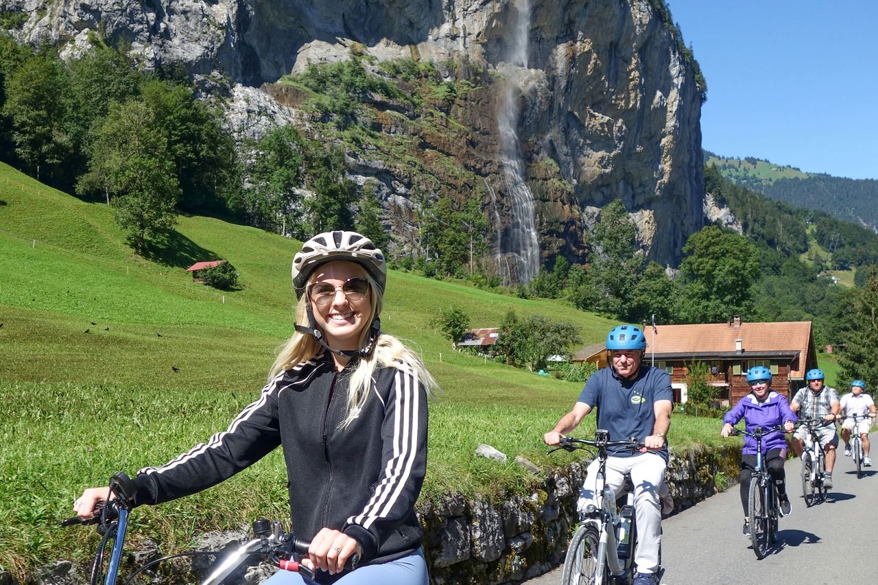 Ab Interlaken: E-Bike Tour nach Lauterbrunnen