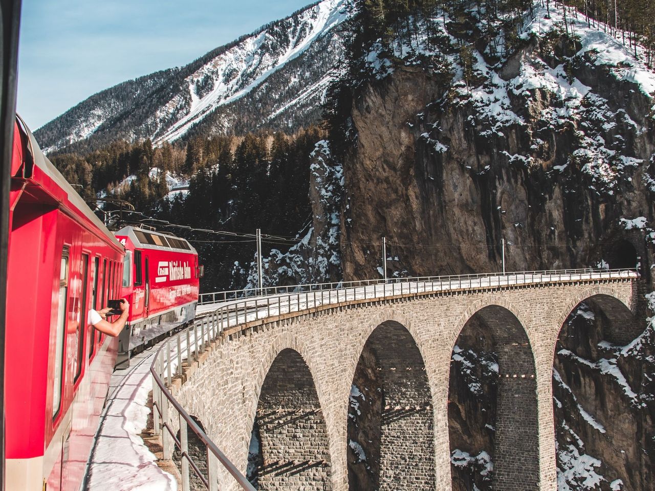 Bahnticket zwischen Chur und St. Moritz
