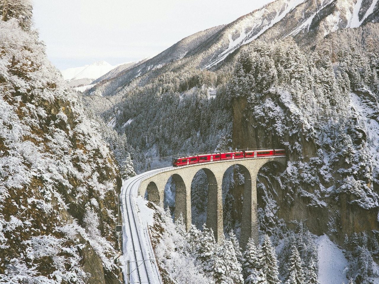 Bahnticket zwischen Chur und St. Moritz