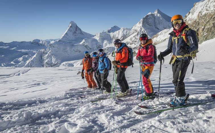 Breithorn Skitour Theodulgletscher geführt: Privat oder Gruppe