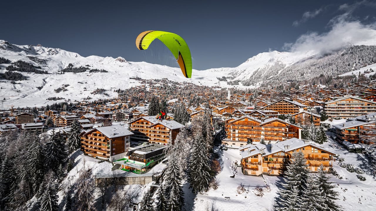 Verbier Gleitschirmfliegen Tandem