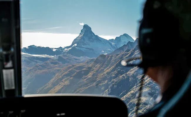 Matterhorn Rundflug Alpen Helikopter 75 Minuten