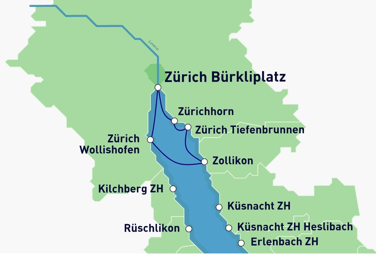 Mini Seerundfahrt Zürichsee ab Zürich