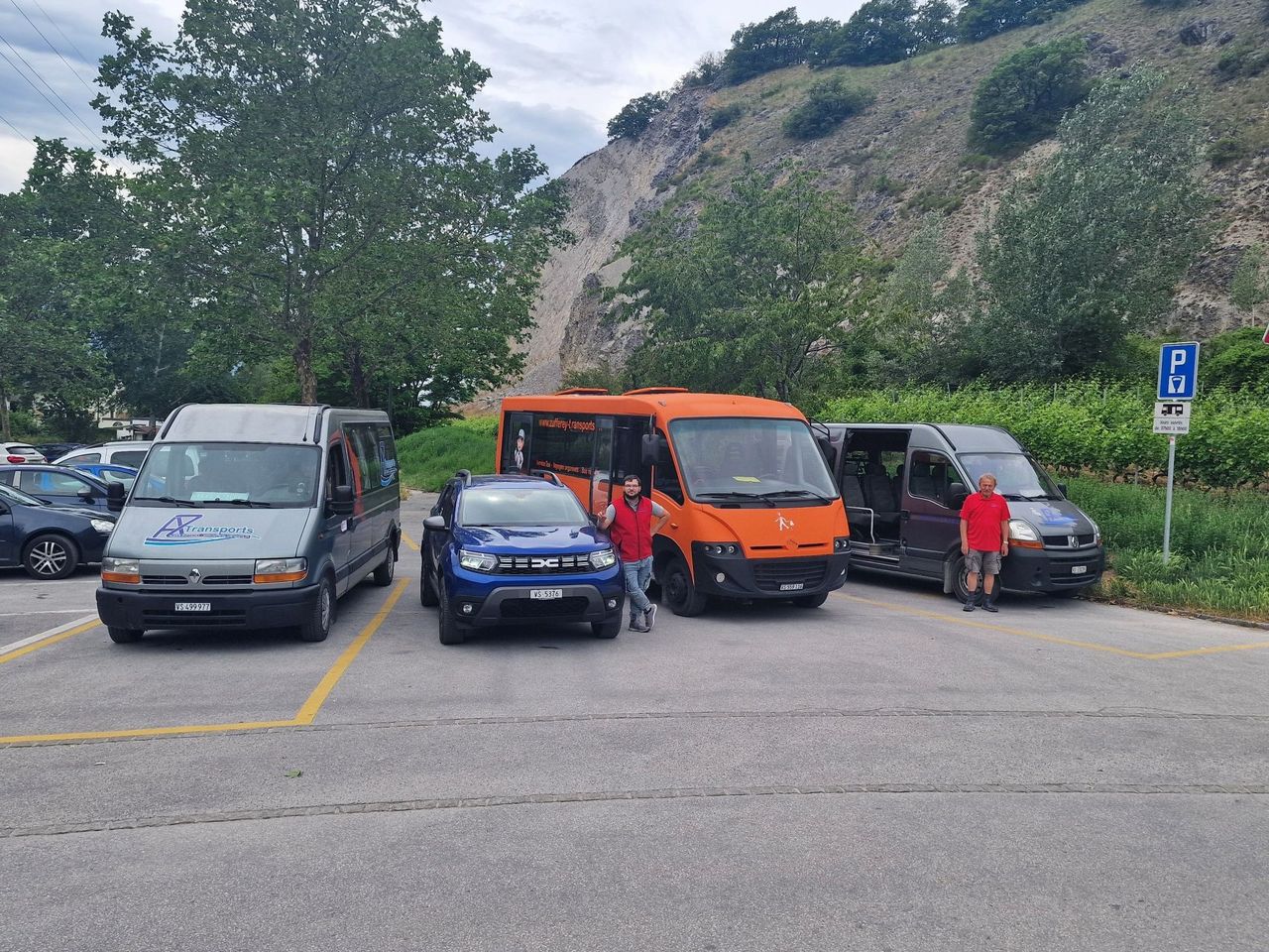 Ab Sion Flughafen: Transfer im Minibus
