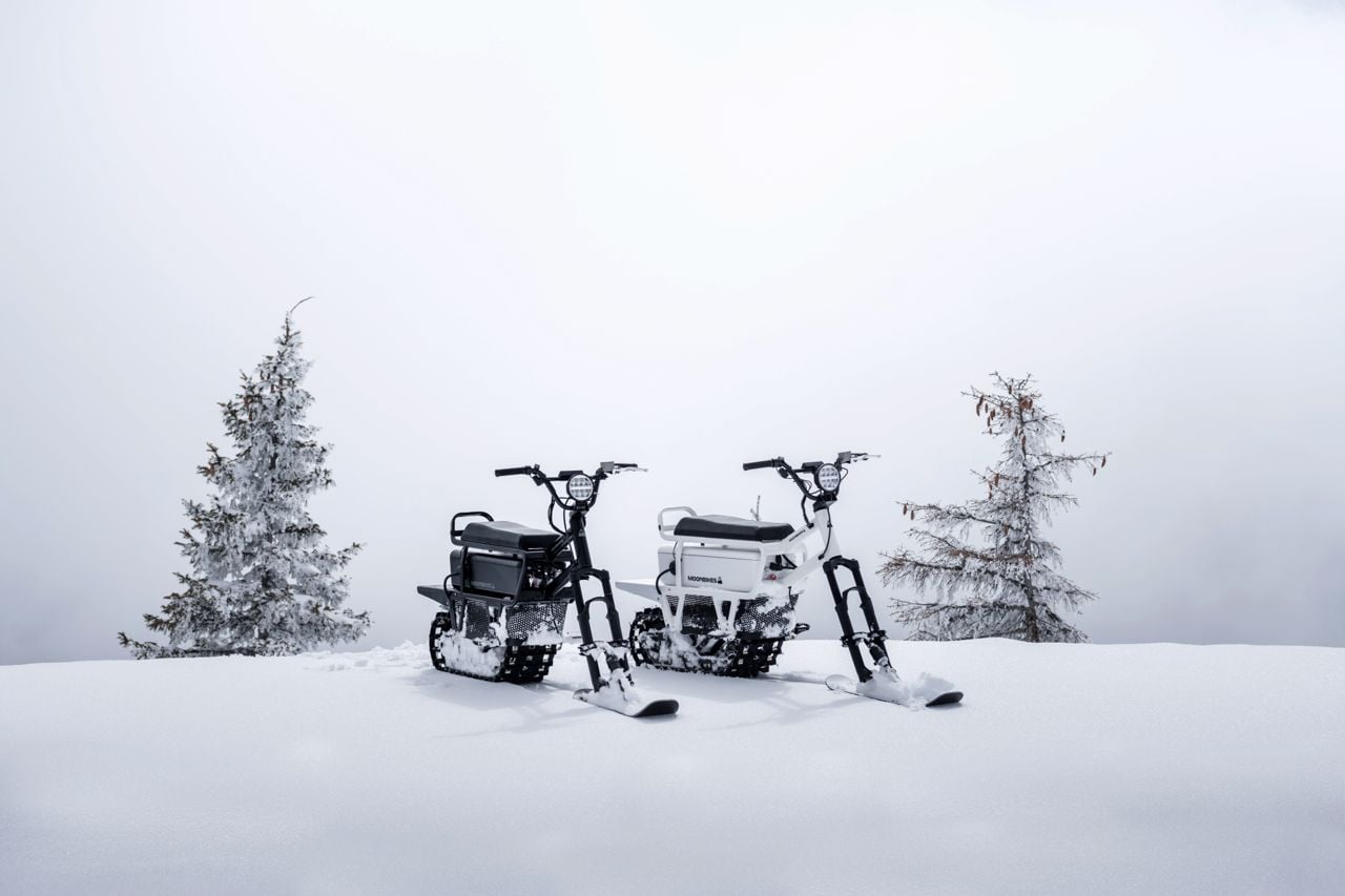 Moonbike ride Engelberg Titlis in the SnowXpark